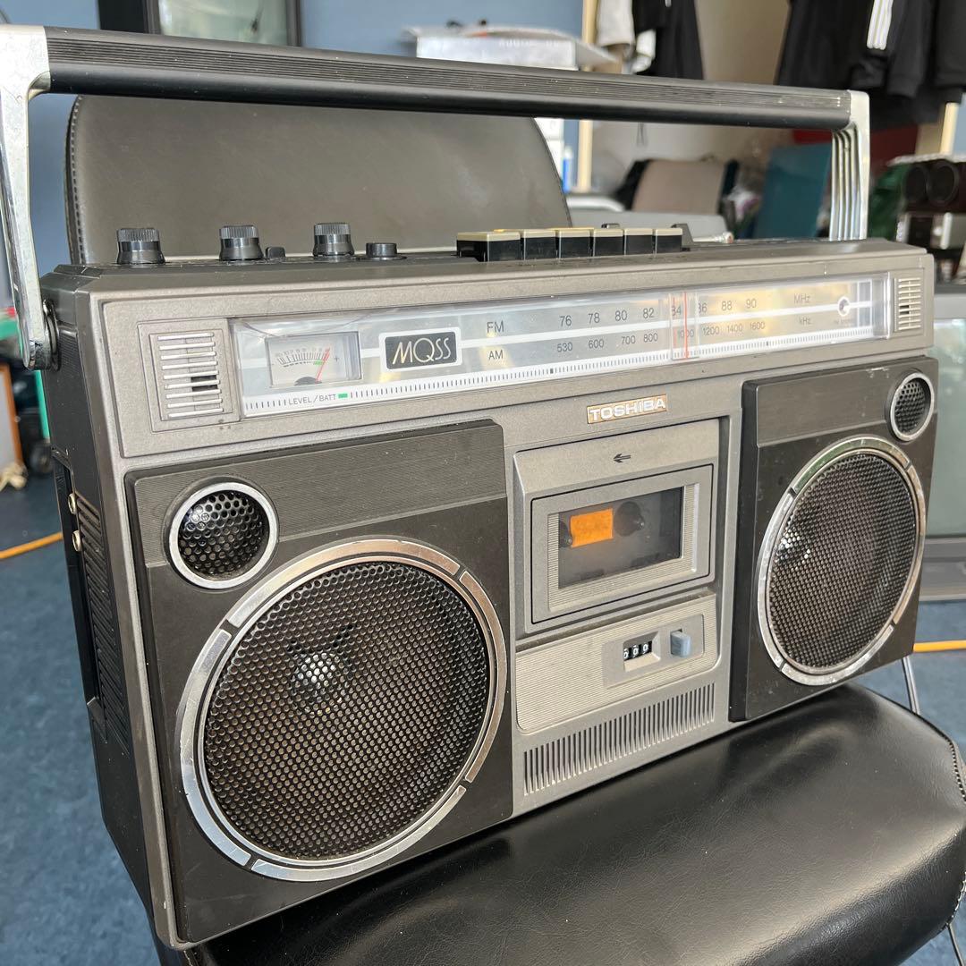 昭和レトロ東芝 TOSHIBAステレオラジオカセットレコーダーRT-8360S