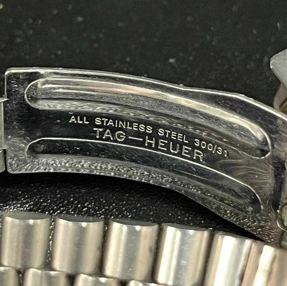 ◆TAG HEUER タグホイヤープロフェッショナルブラック 腕時計　08175