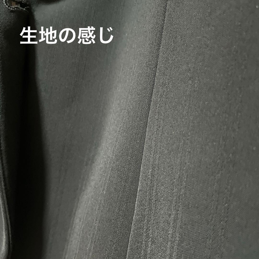 INDIVI 40 シャドウストライプ　ネイビー　パンツスーツ