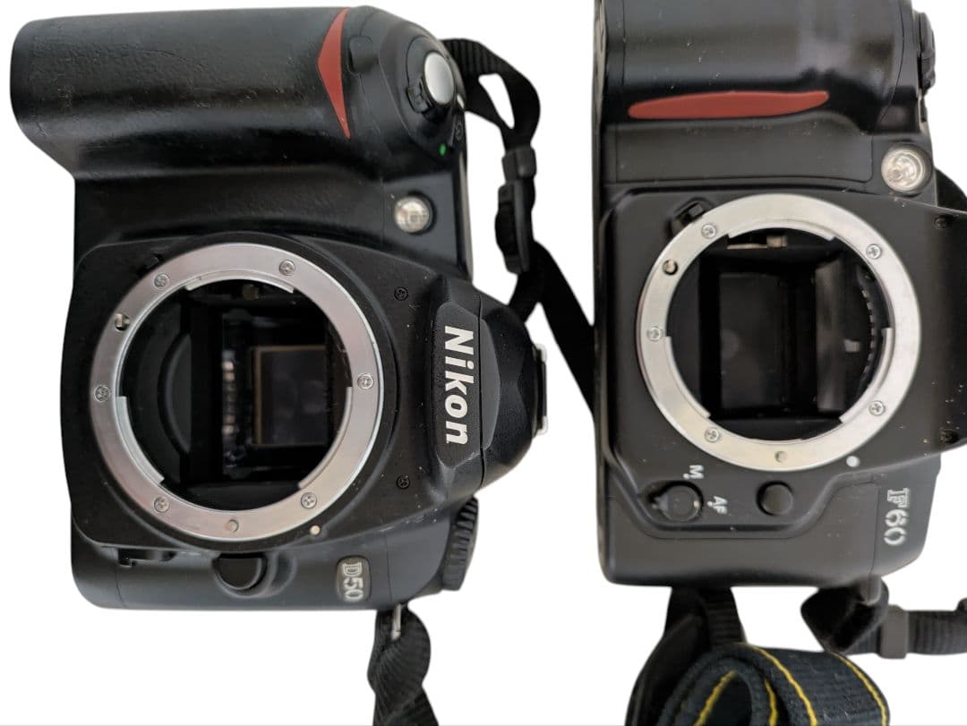 Nikon F60 D50 カメラ2台 Nikonレンズ2個 まとめ売り