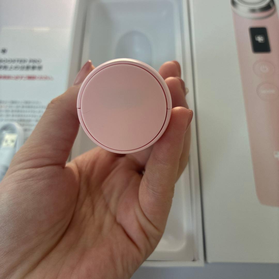 メディキューブ 美顔器 ブースタープロ ピンク くまキャップ AGE-R