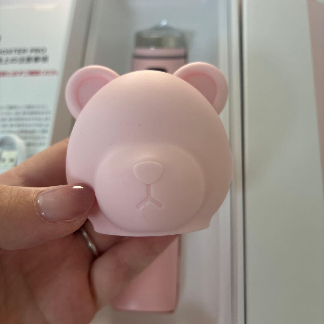 メディキューブ 美顔器 ブースタープロ ピンク くまキャップ AGE-R