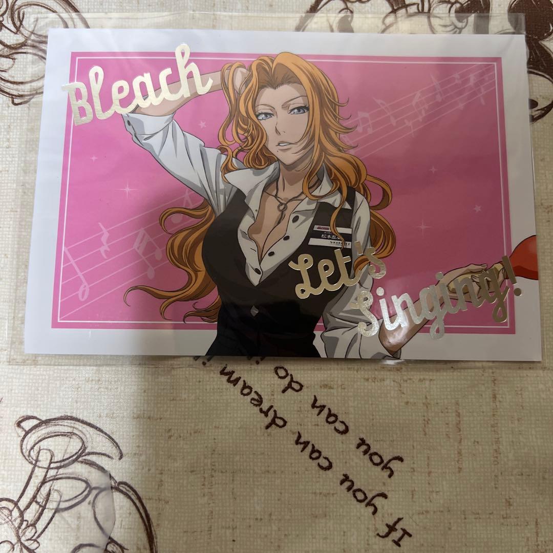 BLEACH 松本乱菊 カラ鉄 イラストカード