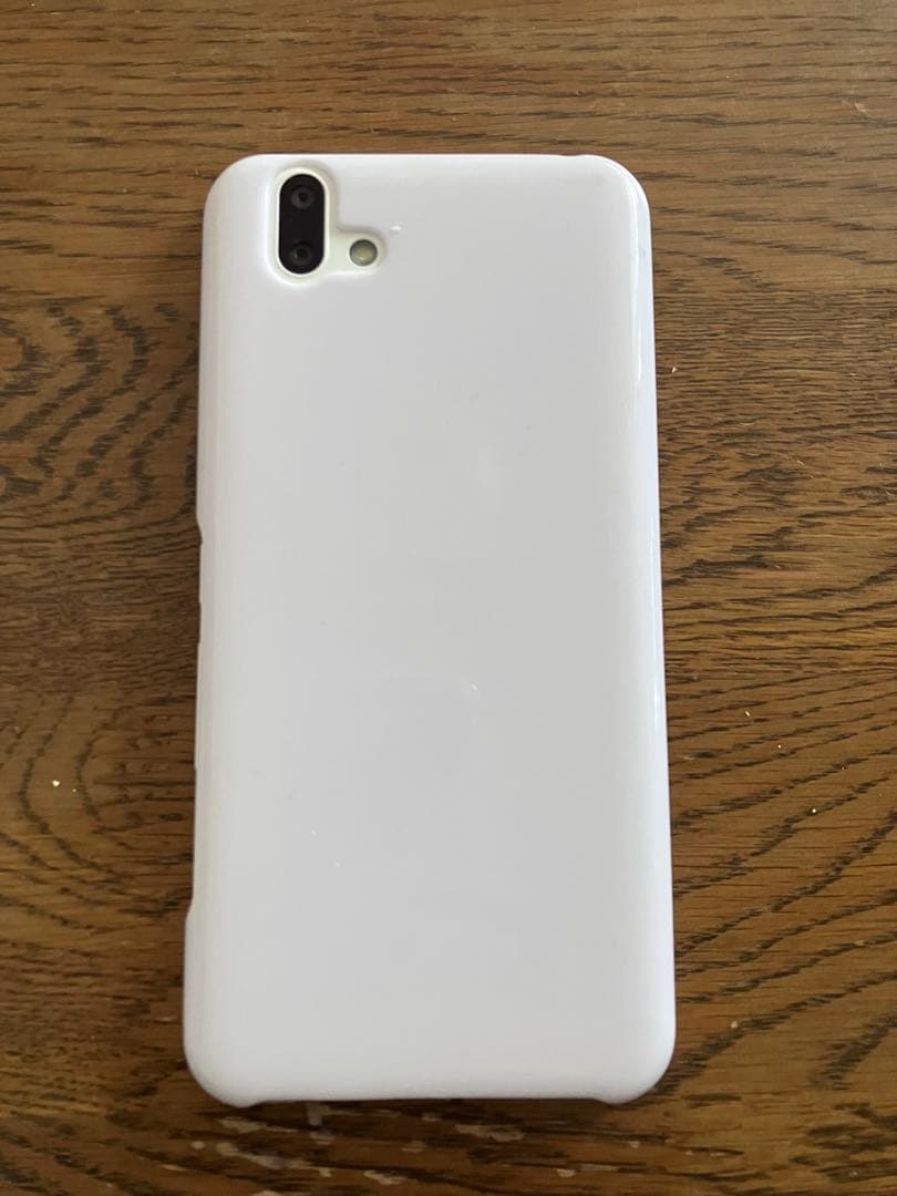 ホワイト デュアルカメラスマートフォン