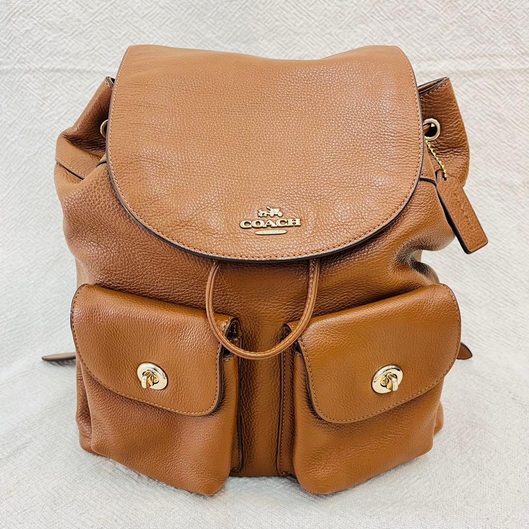 COACH コーチ バックパック ビリー リュックサック ブラウン