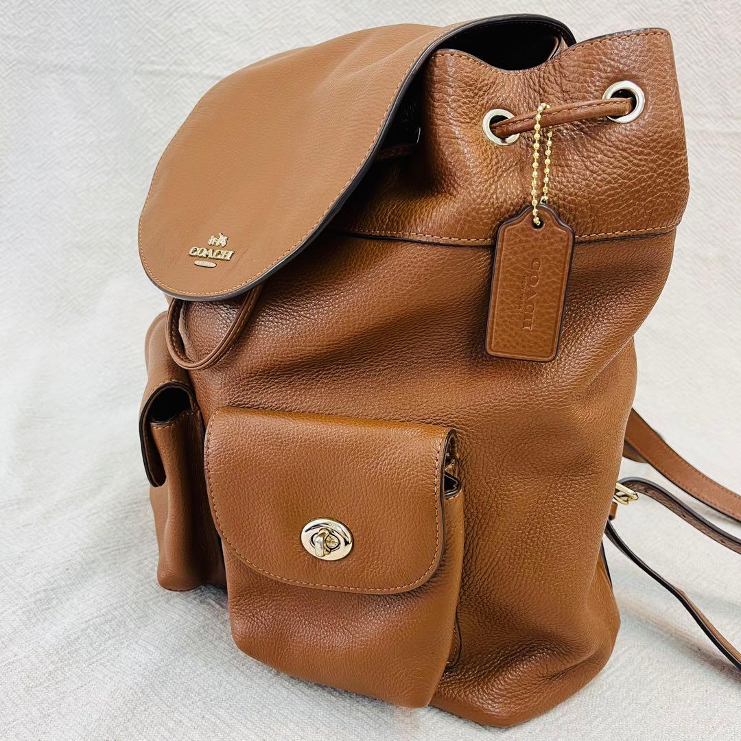 COACH コーチ バックパック ビリー リュックサック ブラウン