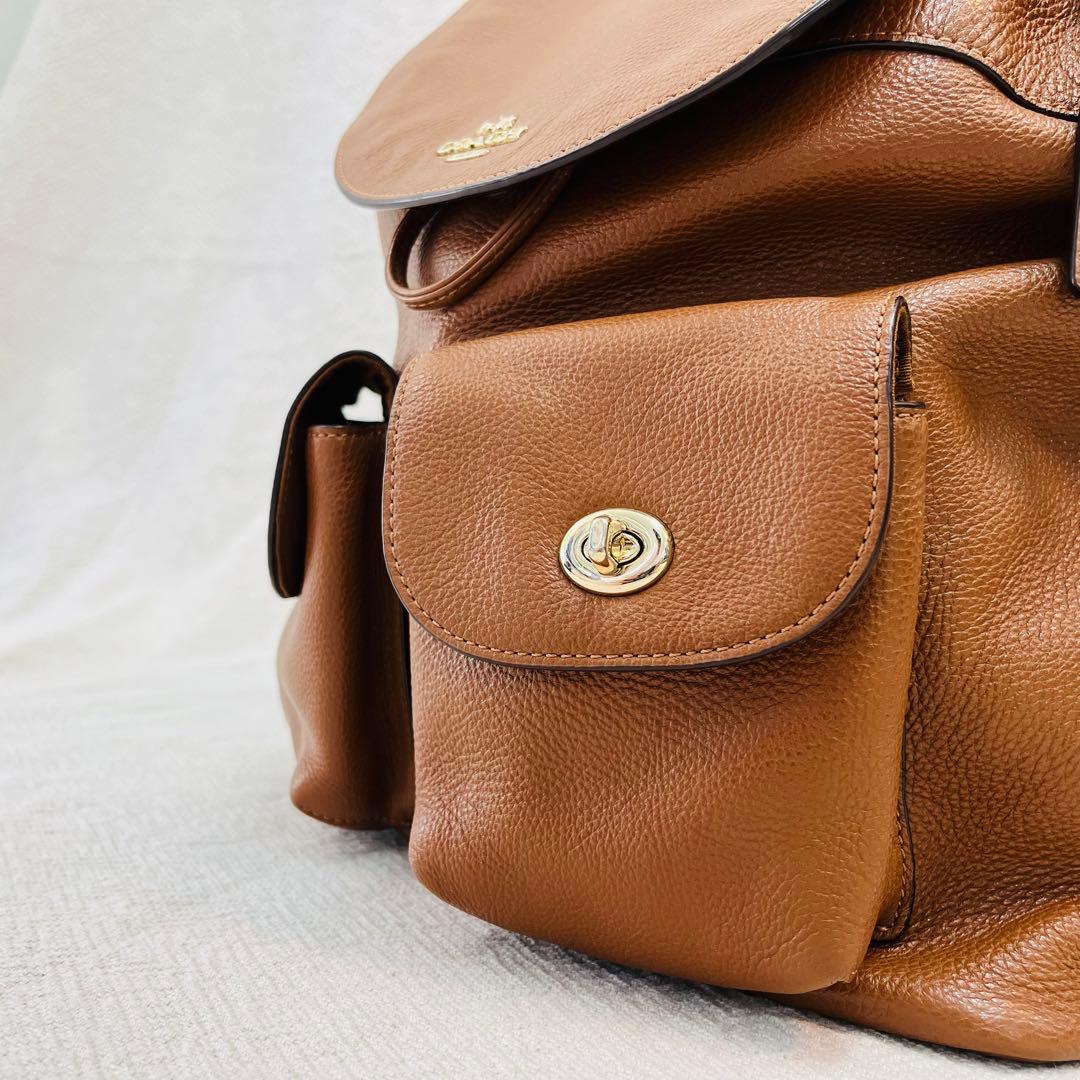 COACH コーチ バックパック ビリー リュックサック ブラウン