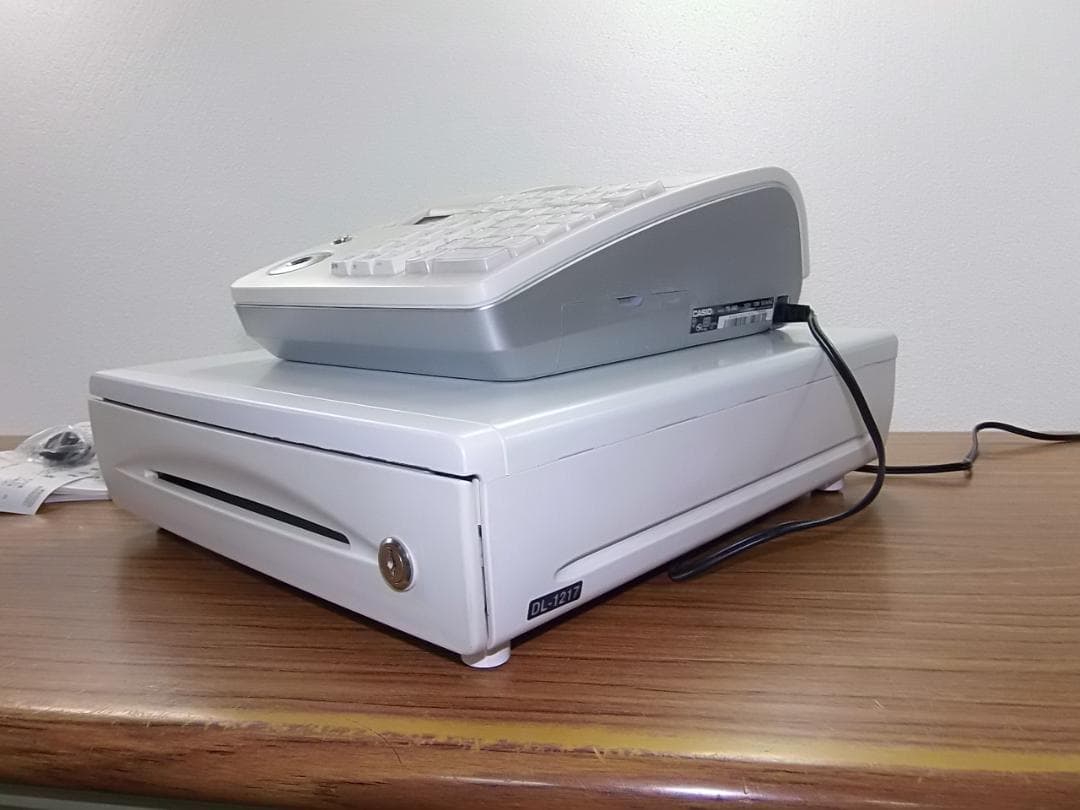 分離ケーブル付1207設定無料1202カシオTE-340ンボイスレジスター