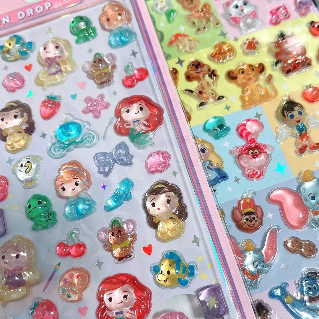 ボンボンドロップシール ディズニープリンセス クラシック