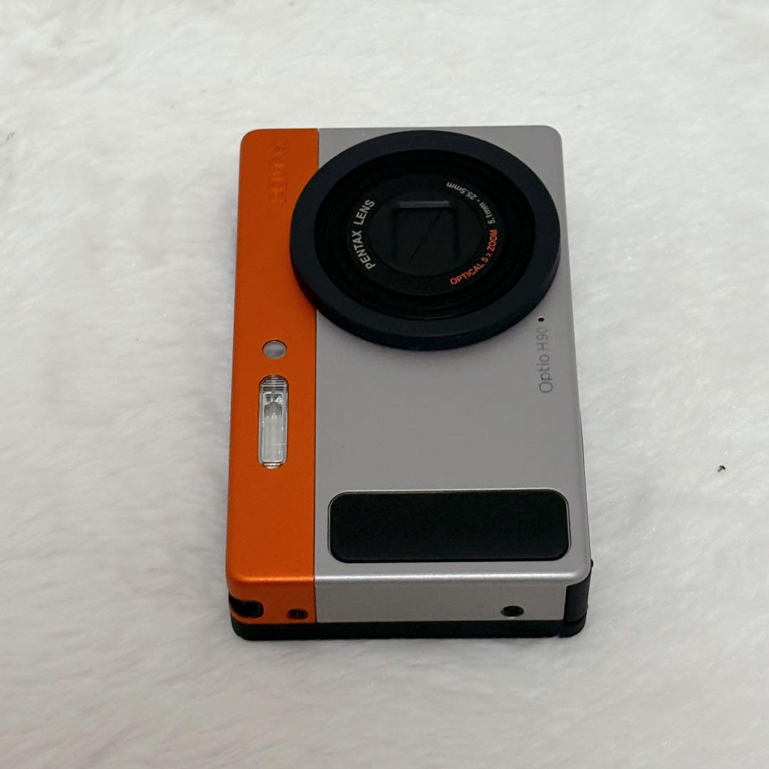【極美品】PENTAX Optio H90 オレンジ シルバー