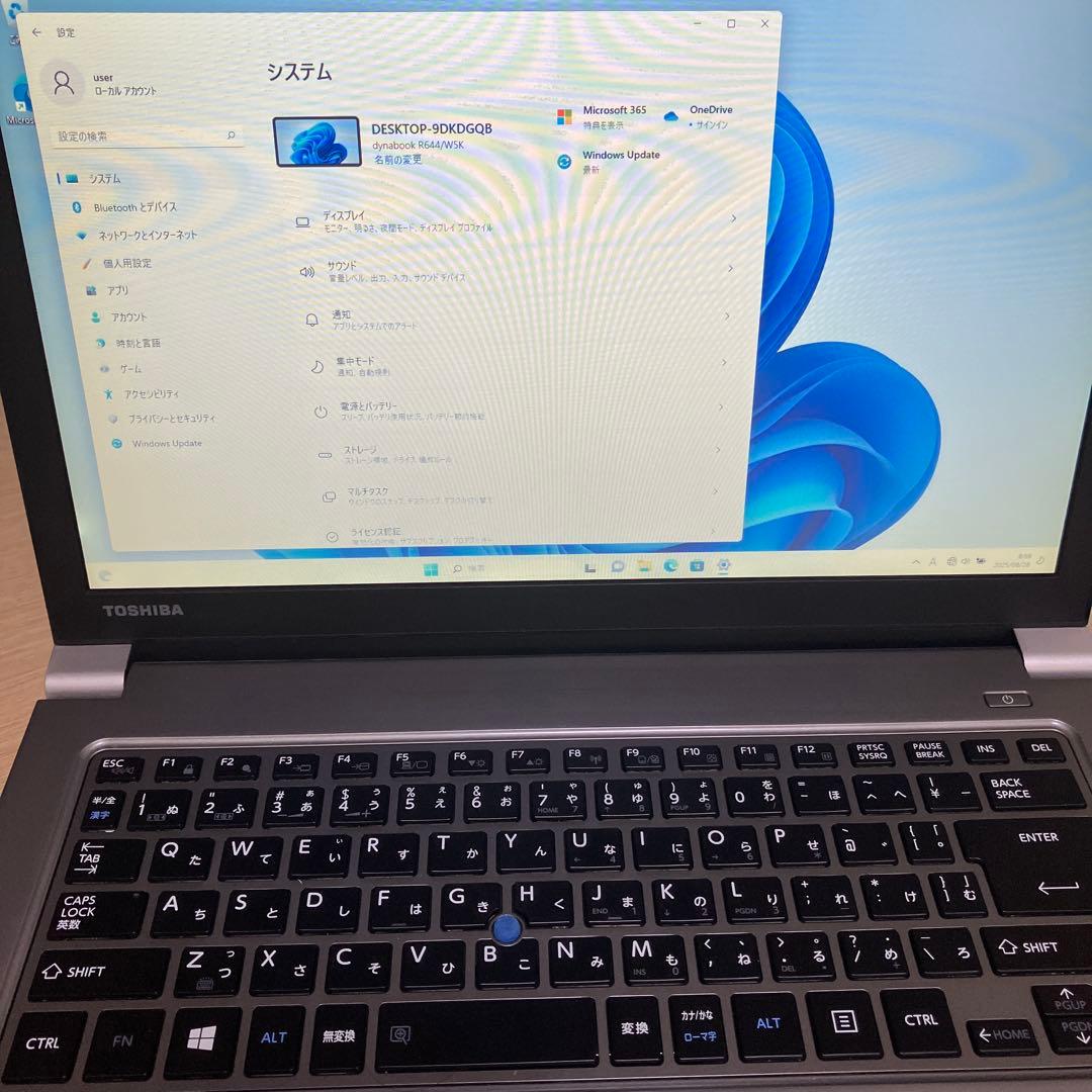 その他ノートPC本体 Corei7 4600U SSD TOSHIBA dynabook