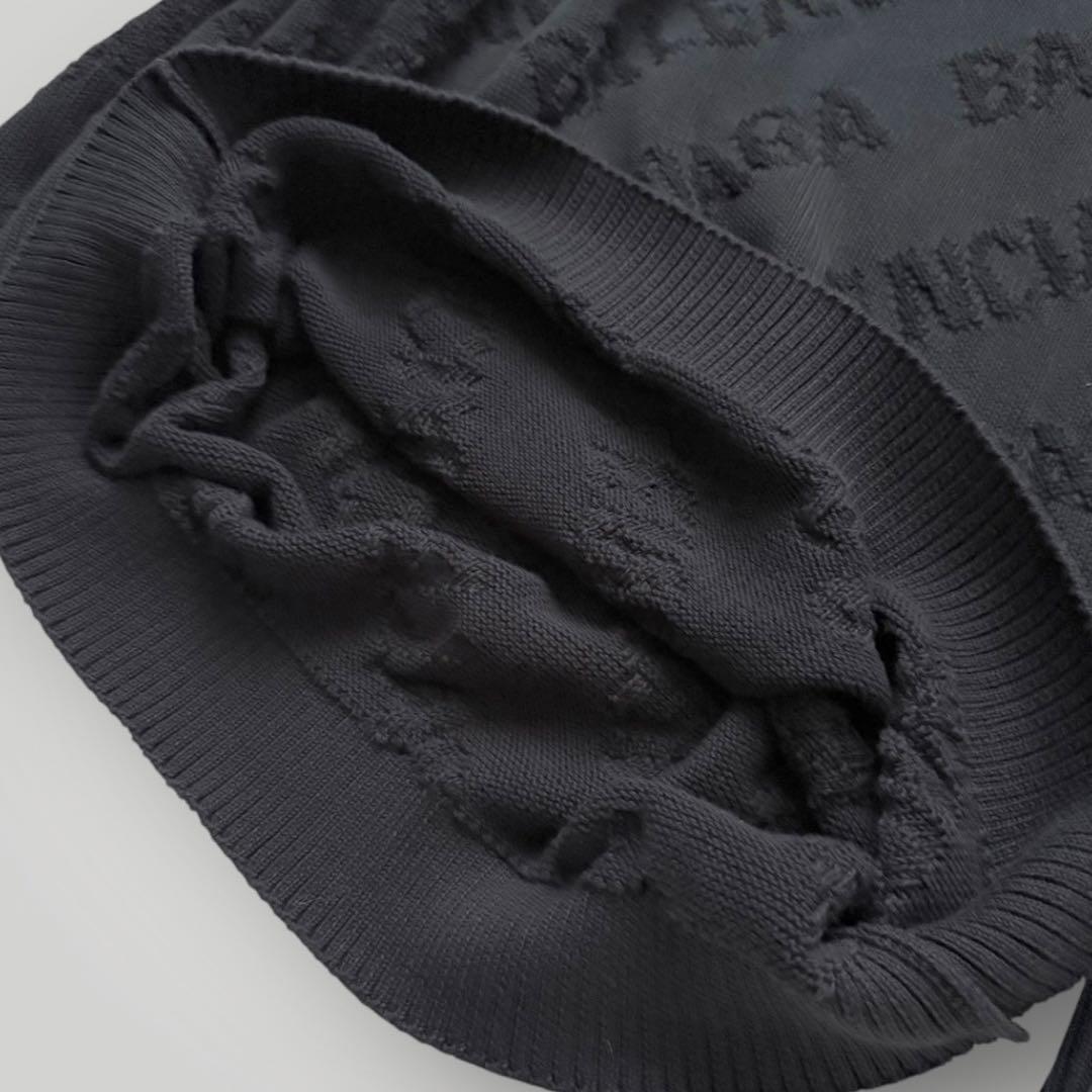 BALENCIAGA バレンシアガ 19AW ロゴジャガードプルオーバーニット