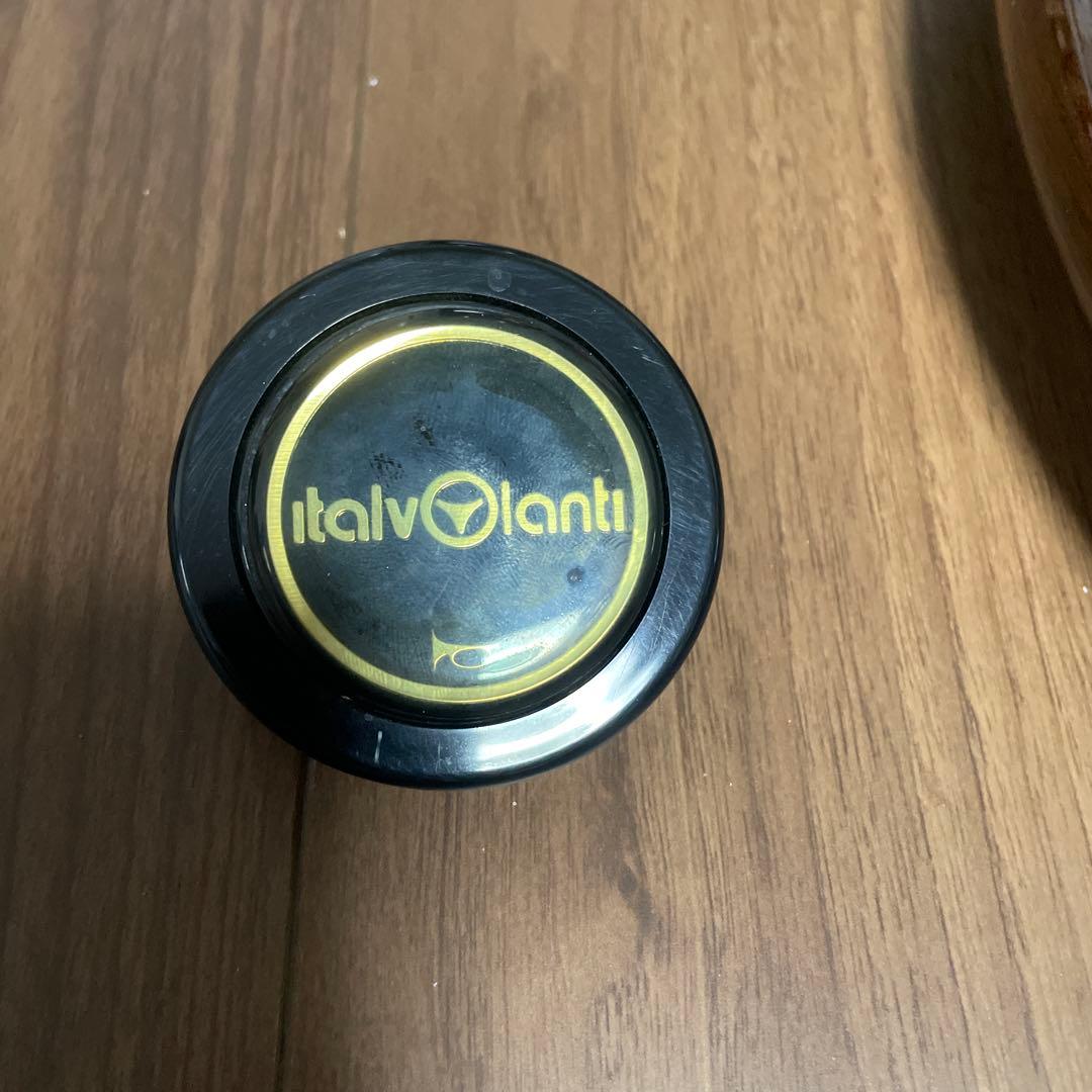 【当時物】イタルボランテIMOLAウッドステアリングおまけ付き