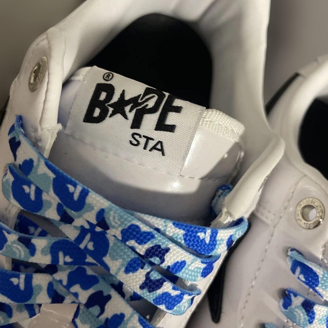 BAPE STA ホワイト/ブラック スニーカー
