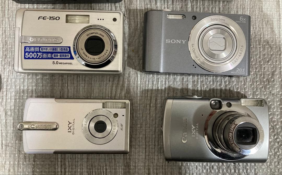 デジカメ11台まとめ売り