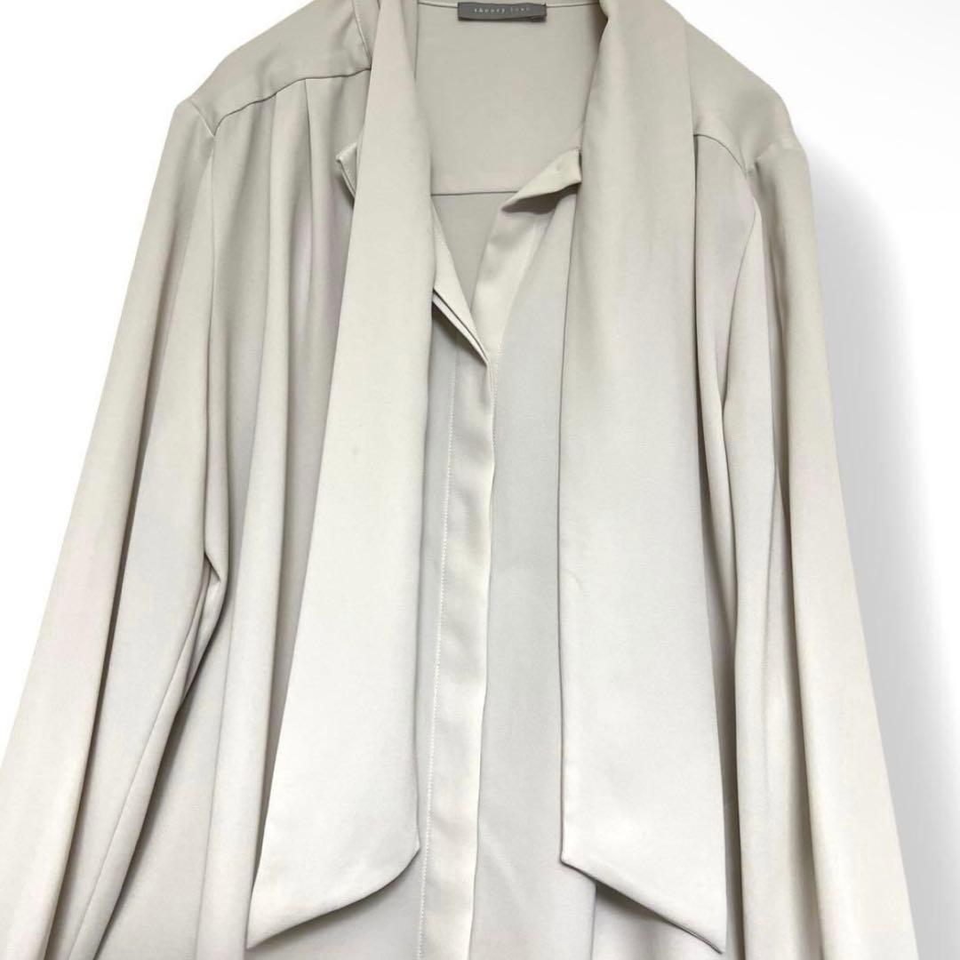 【人気完売品】セオリーリュクス ボウタイ ブラウス HEAVY PEARL 38