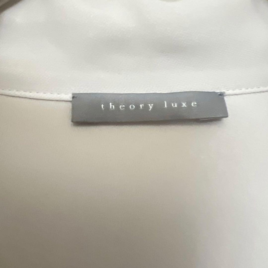 【人気完売品】セオリーリュクス ボウタイ ブラウス HEAVY PEARL 38