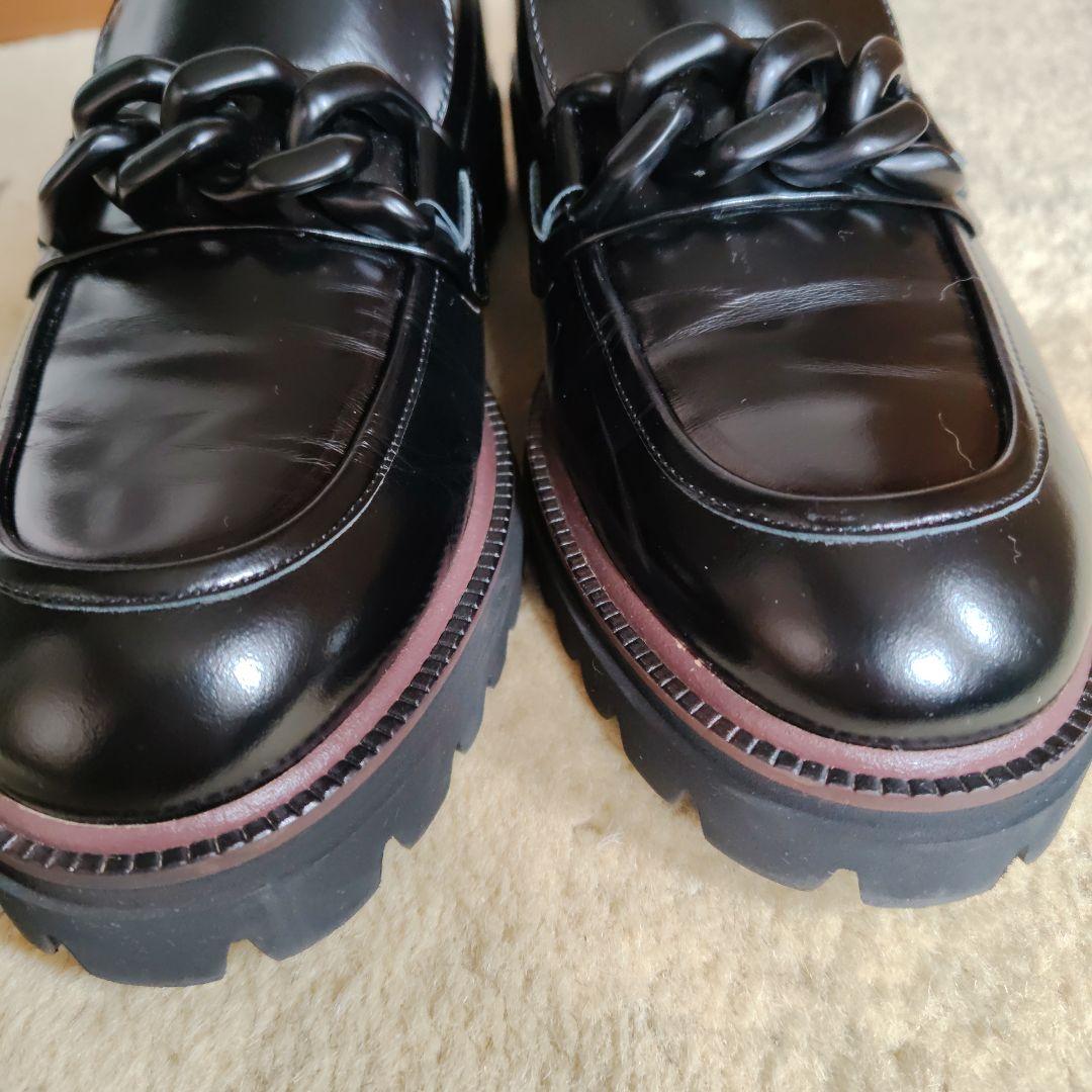 今季 tsumori chisato チェーンモチーフローファー 25.5㎝