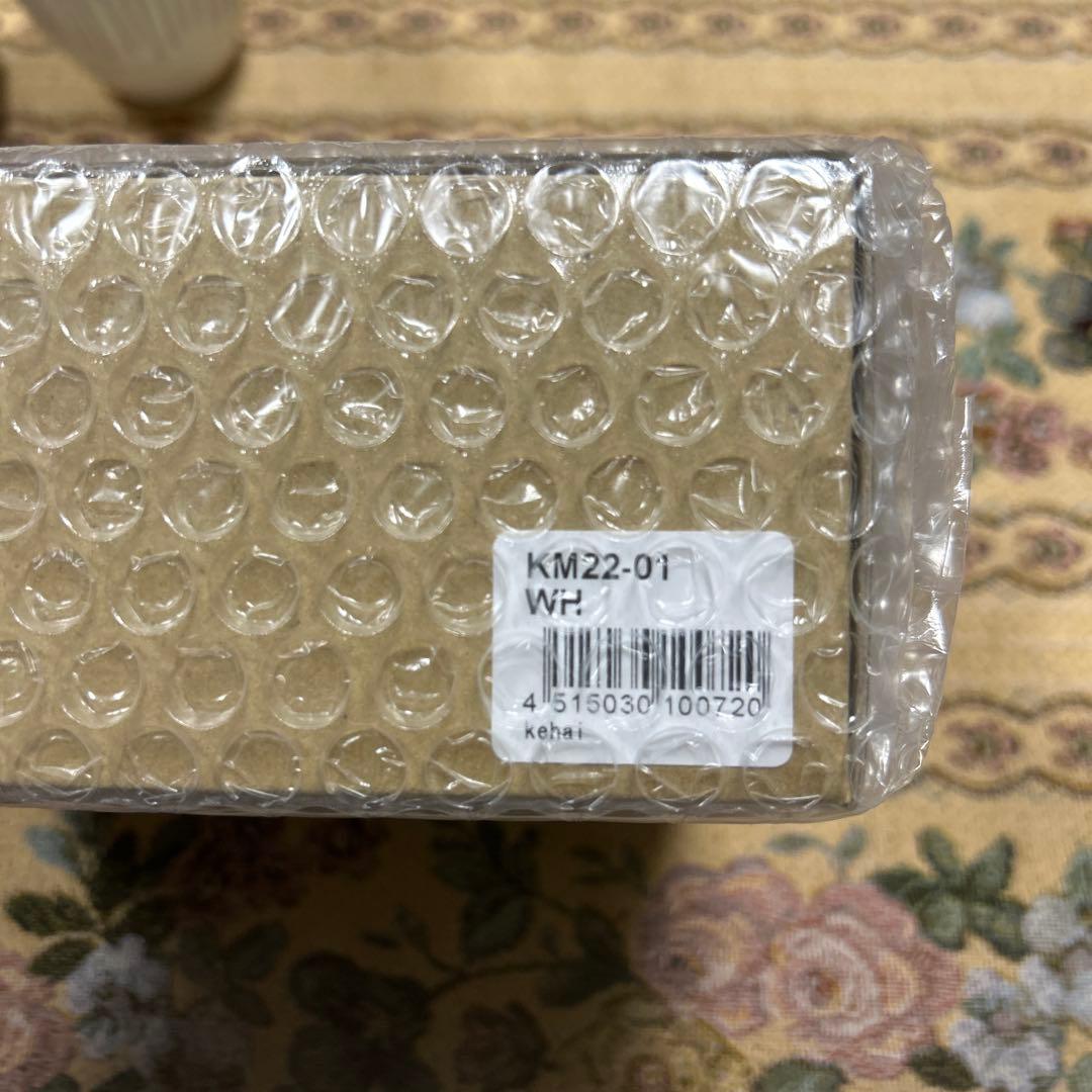 【新品・未使用】Lemnos kehai 掛け時計 KM22-01 WH