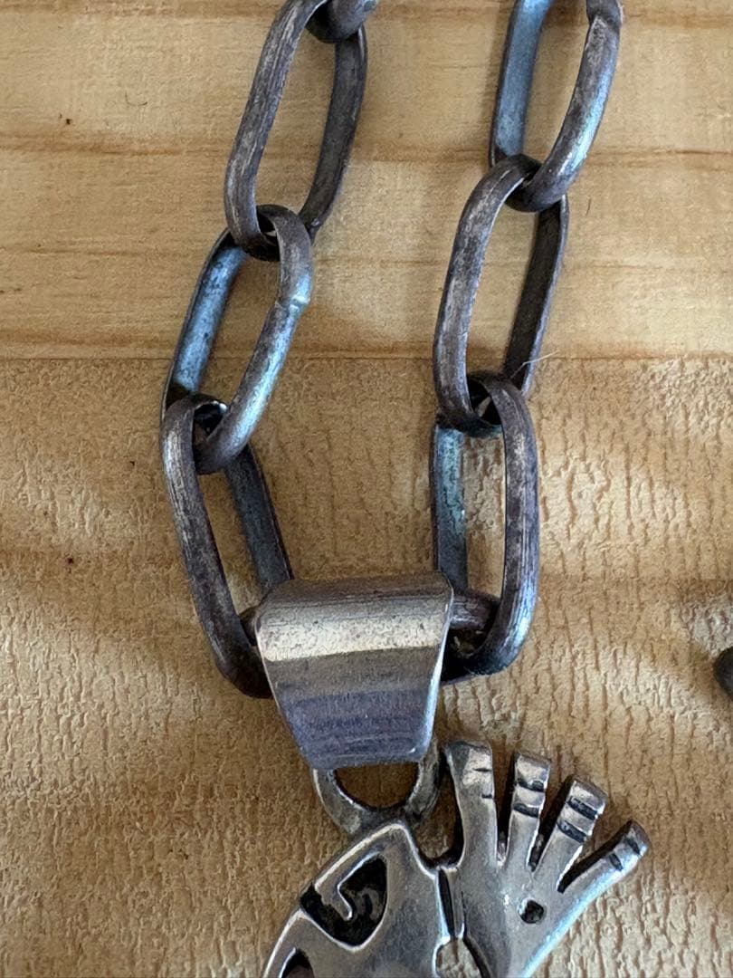 ナバホ族　ネックレス　シルバー925 55cm