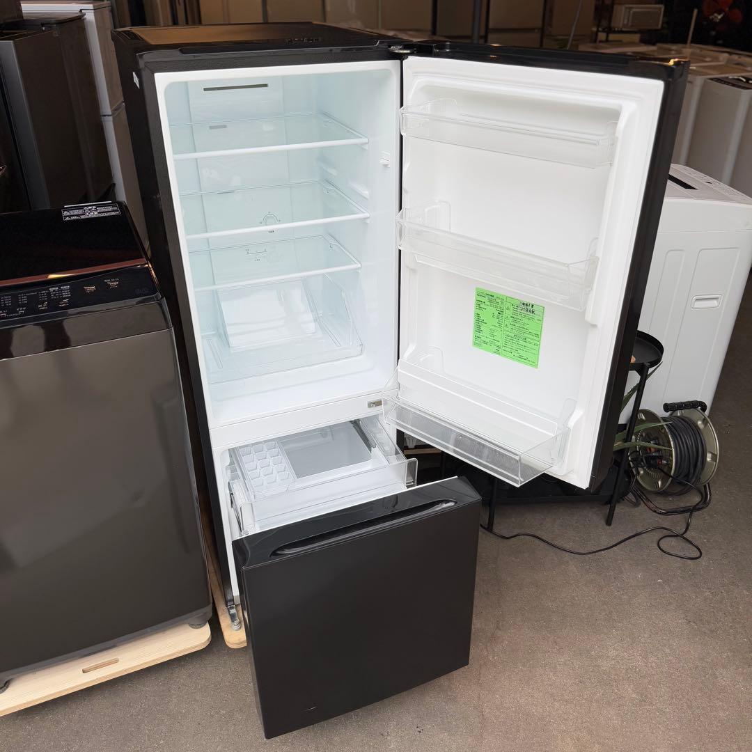 設置まで✨ 一人暮らし家電2点セット 男前ブラック⌚️ 2024年製◎