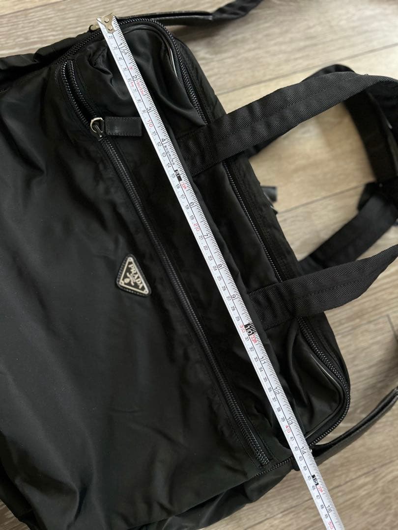 PRADA 2WAY1、2泊用旅行バッグ ナイロンタフタ、ブラック