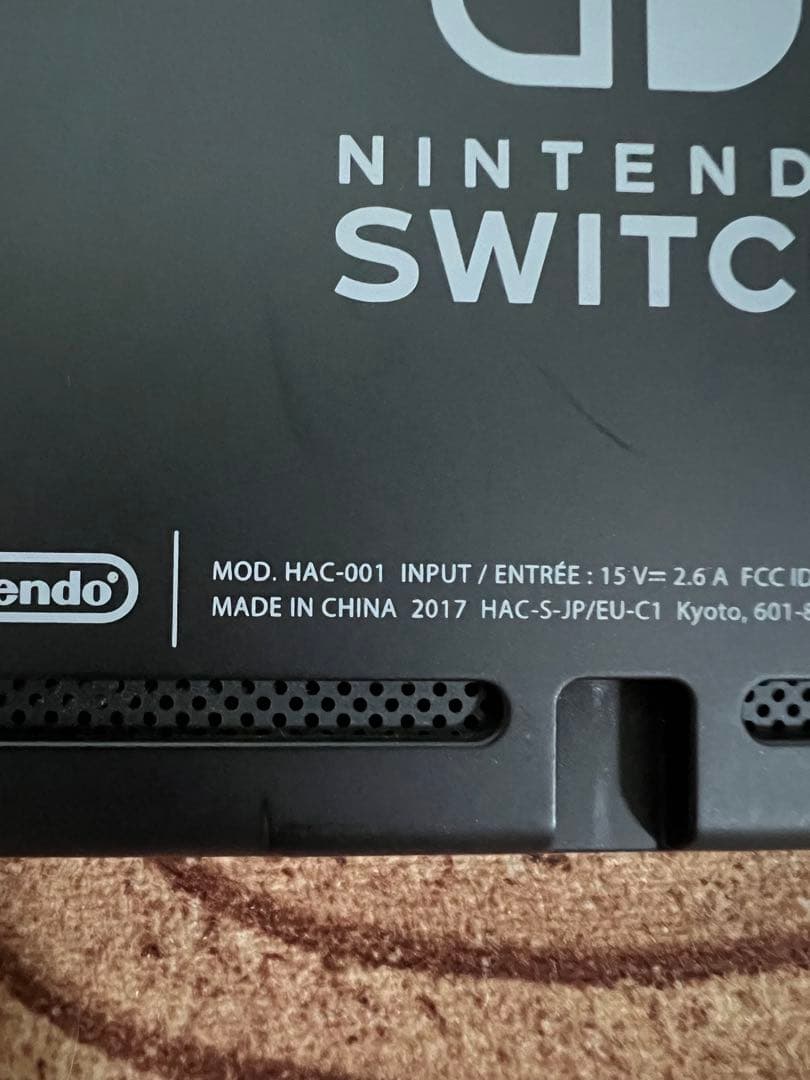 Nintendo Switch ニンテンドースイッチ本体RED/YEL 箱無し①