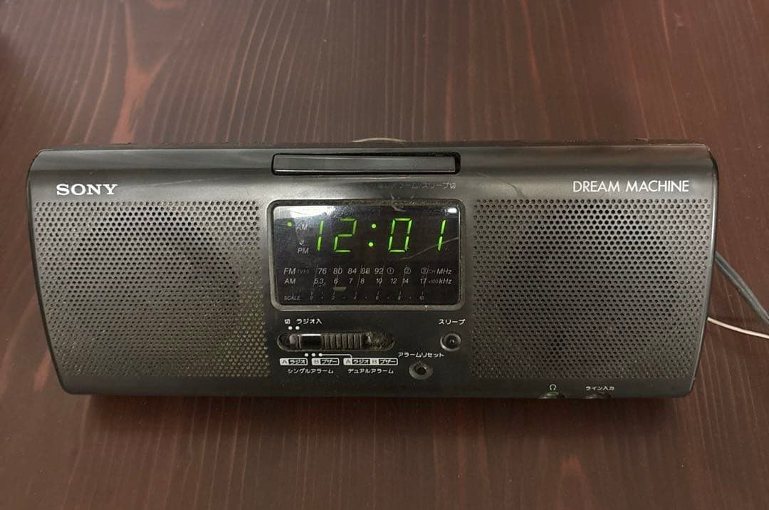 SONY DREAM MACHINE AM/FMラジオ　ICF-CS750