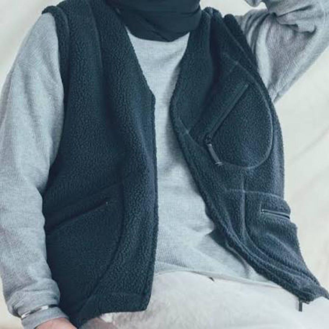 トップス PORTER CLASSIC FLEECE ZIP VEST size:3