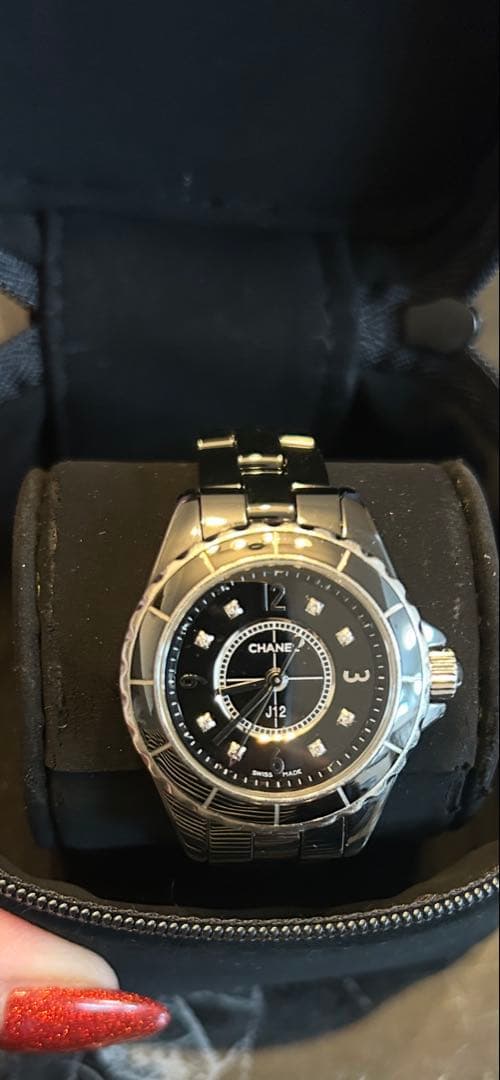 CHANEL シャネル J12 H2569 黒文字盤　レディース　セラミック