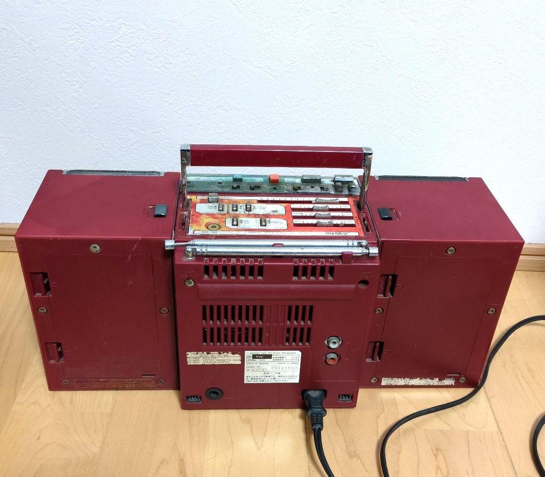 【ジャンク】 Victor ラジカセ ポータブルコンポ PC-R100