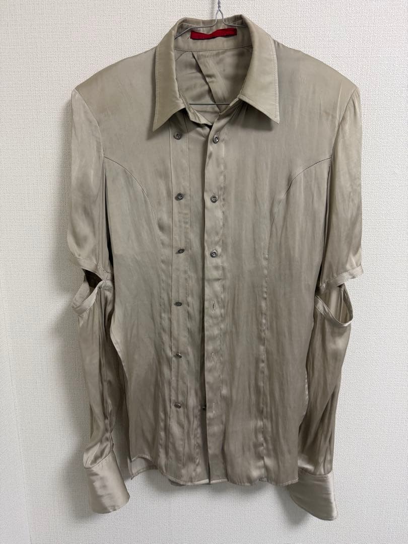 mukcyen SIDE OPEN SHIRT ブラウス、シャツ、上品