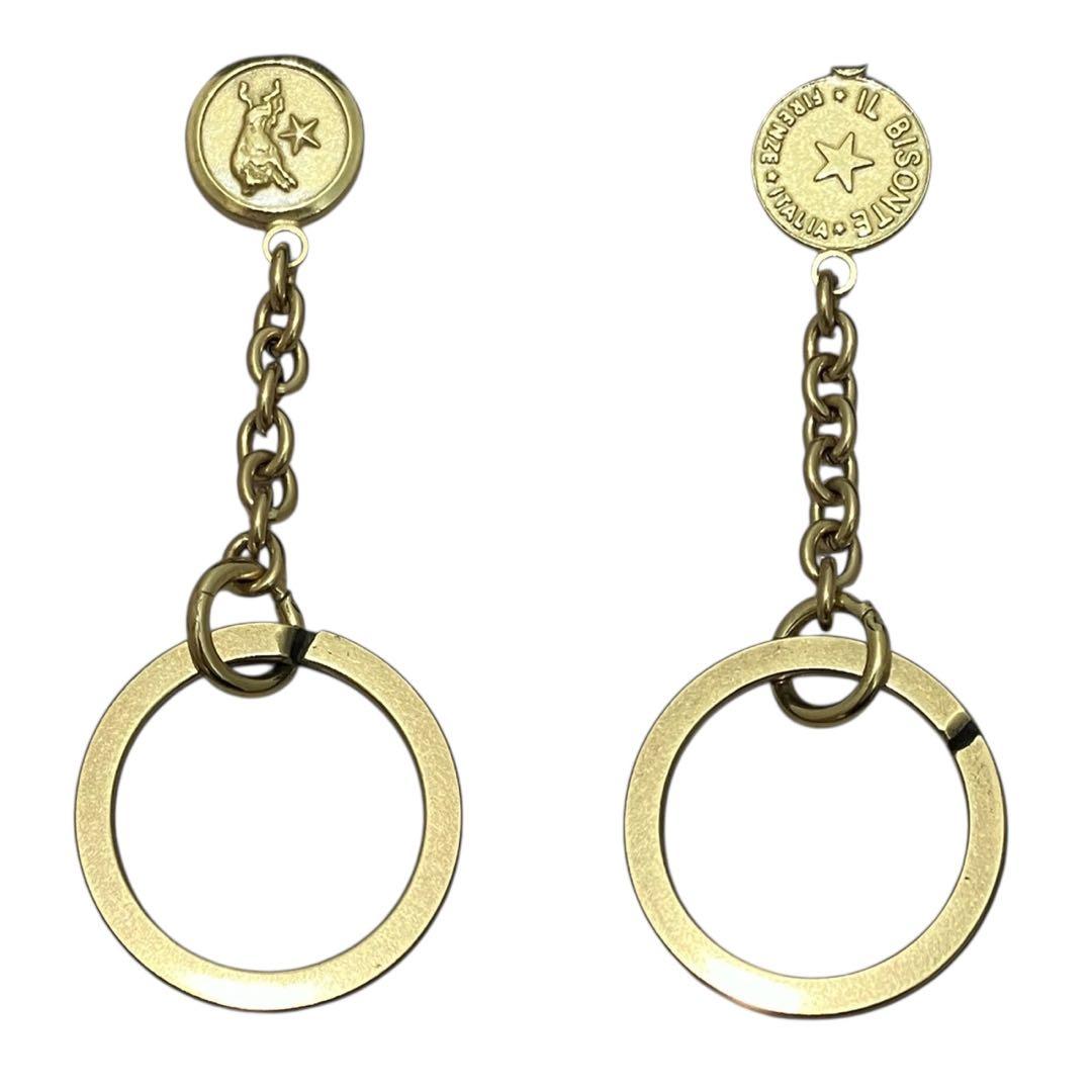 【極美品】イルビゾンテ ケース　キーケース　L字ファスナー　シボ革　保存袋