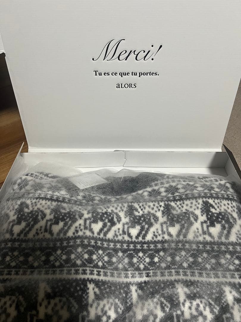 alors paris 【Rohan】ノルディック柄ニット