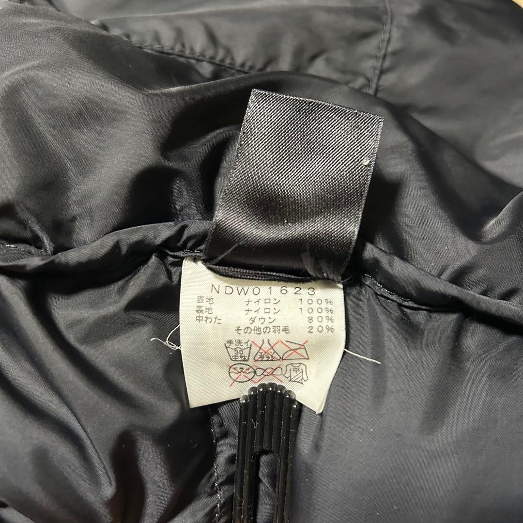 ノースフェイス ヌプシ 700 センターロゴ ダウンジャケット カモフラ 黒