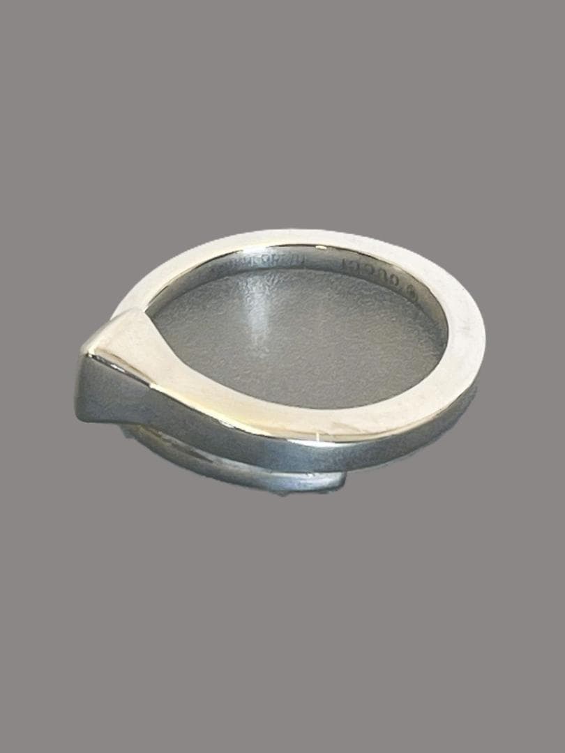 GUCCI グッチ キオド ネイル 釘 モチーフ シルバー リング 21号