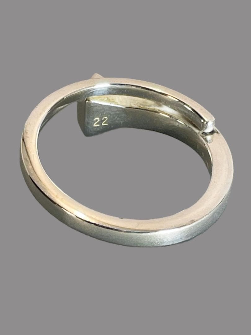 GUCCI グッチ キオド ネイル 釘 モチーフ シルバー リング 21号