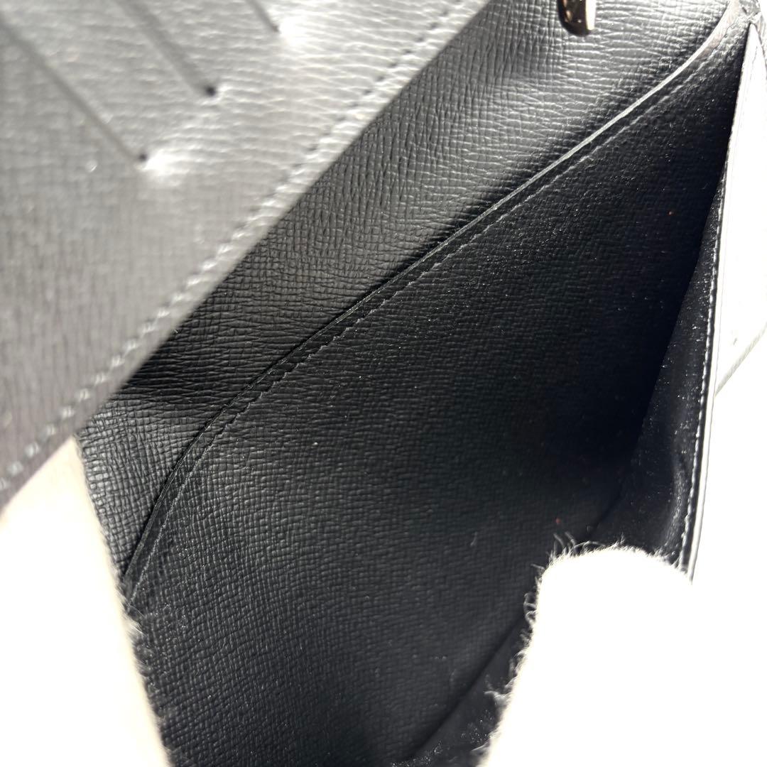 極美品・RFIDモデル ルイヴィトン タイガ ポルトフォイユ ブラザ 長財布 黒