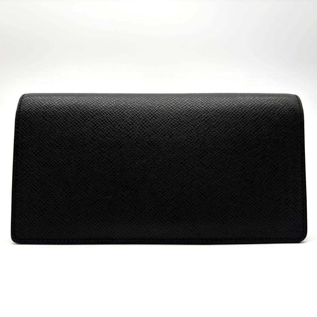 極美品・RFIDモデル ルイヴィトン タイガ ポルトフォイユ ブラザ 長財布 黒