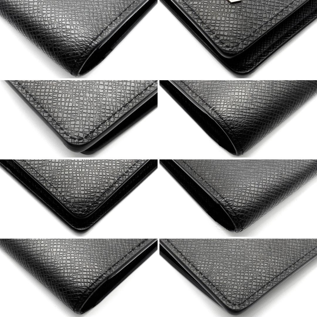 極美品・RFIDモデル ルイヴィトン タイガ ポルトフォイユ ブラザ 長財布 黒