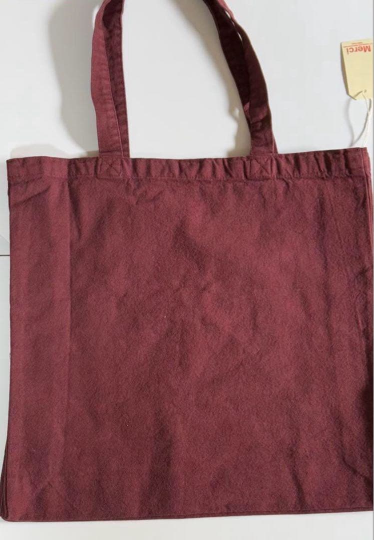 Merci Paris エコバッグ 大　レッド