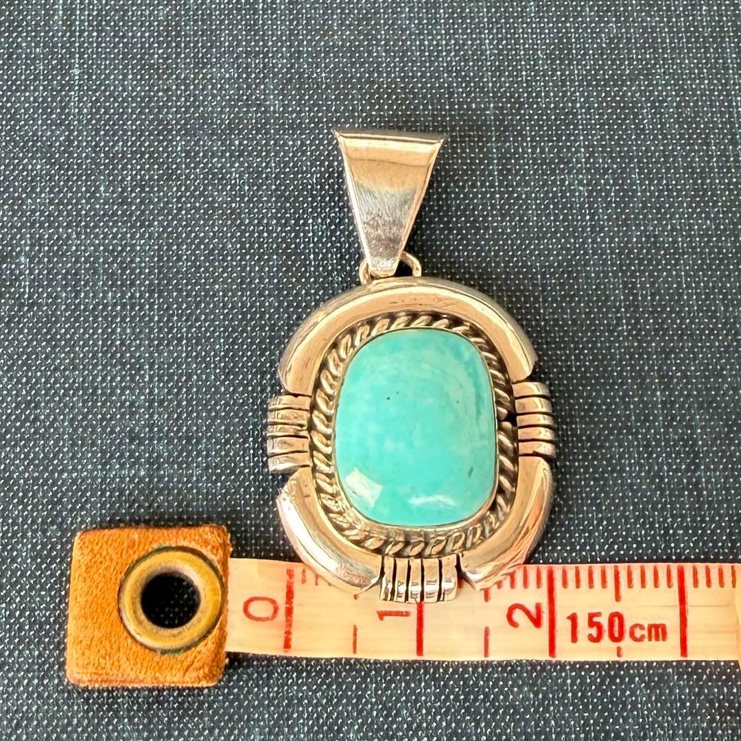 Navajo ナバホ族 インディアンジュエリー　ターコイズ　ペンダントトップ