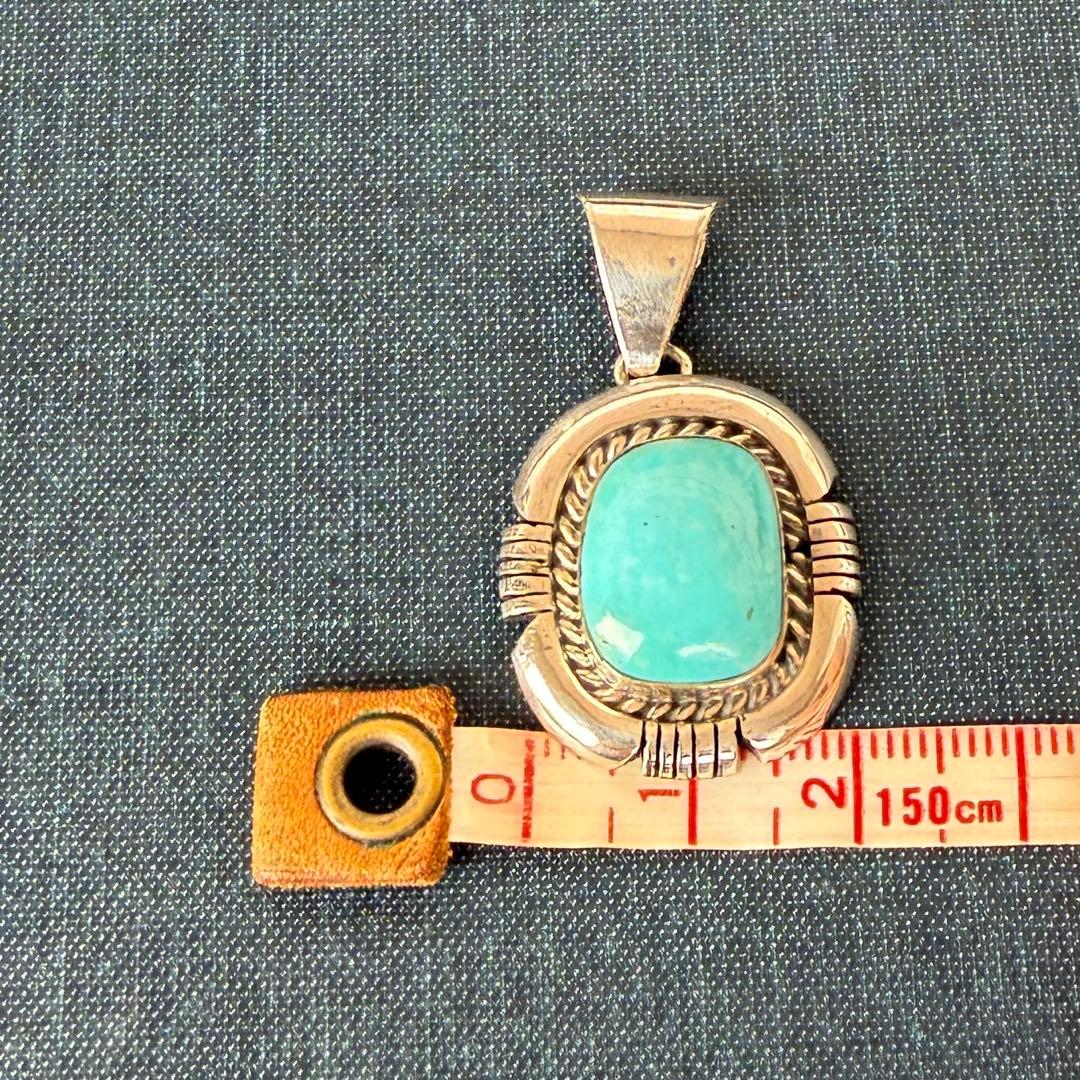 Navajo ナバホ族 インディアンジュエリー　ターコイズ　ペンダントトップ