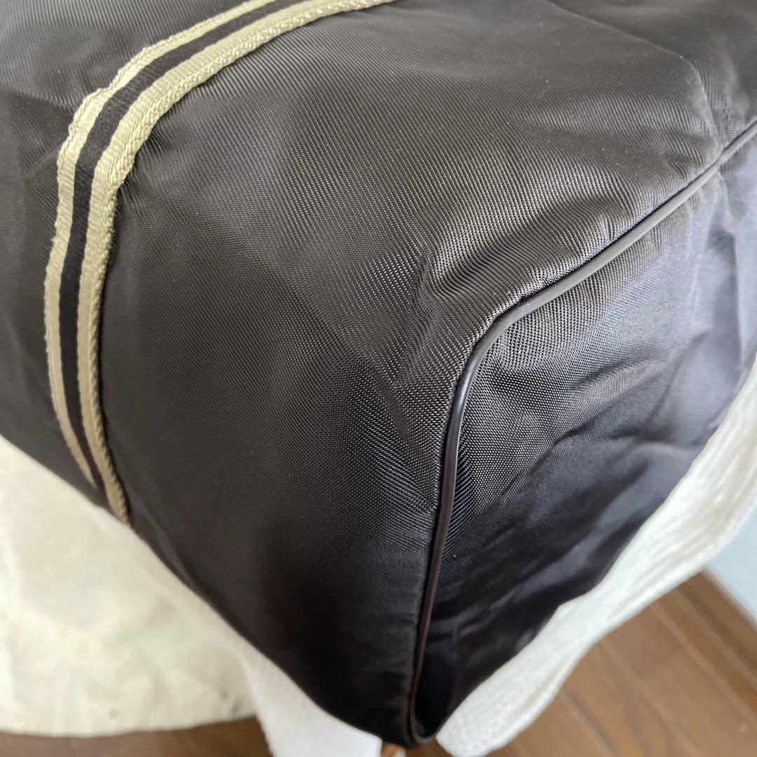 ◇美品 GUCCI グッチ ボストンバッグ トラベルバッグ ナイロン ブラウン◇