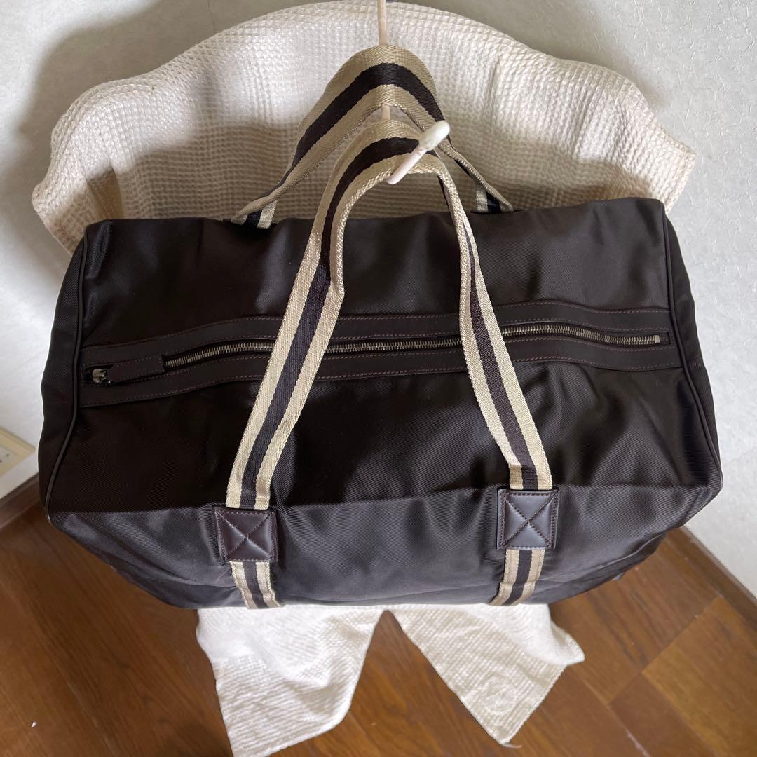◇美品 GUCCI グッチ ボストンバッグ トラベルバッグ ナイロン ブラウン◇