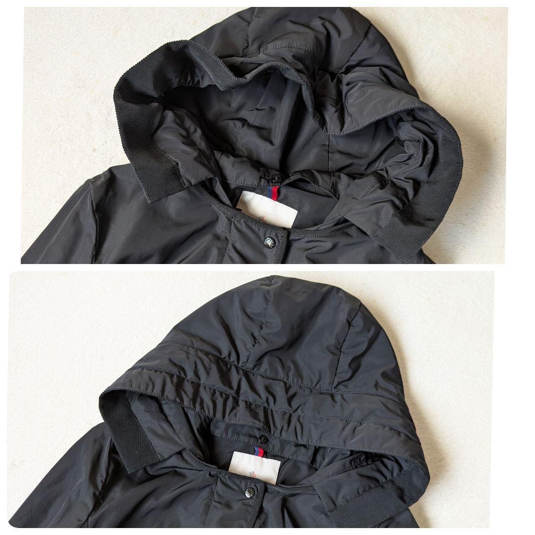 【美品】 モンクレール ARGELIA ナイロンコート ブラック サイズ2 M