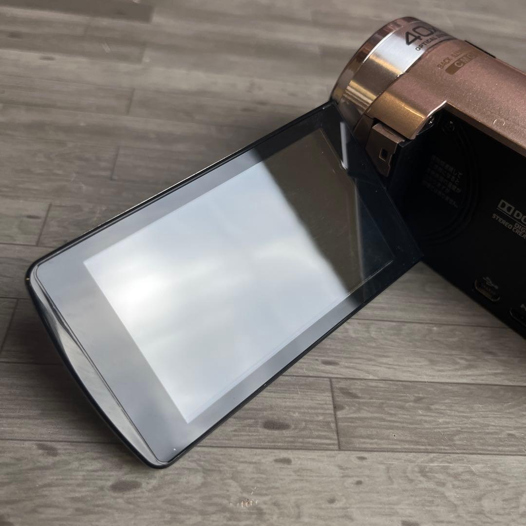 JVC Everio ビデオカメラ GZ-E600-N 本体 ピンク 説明書付