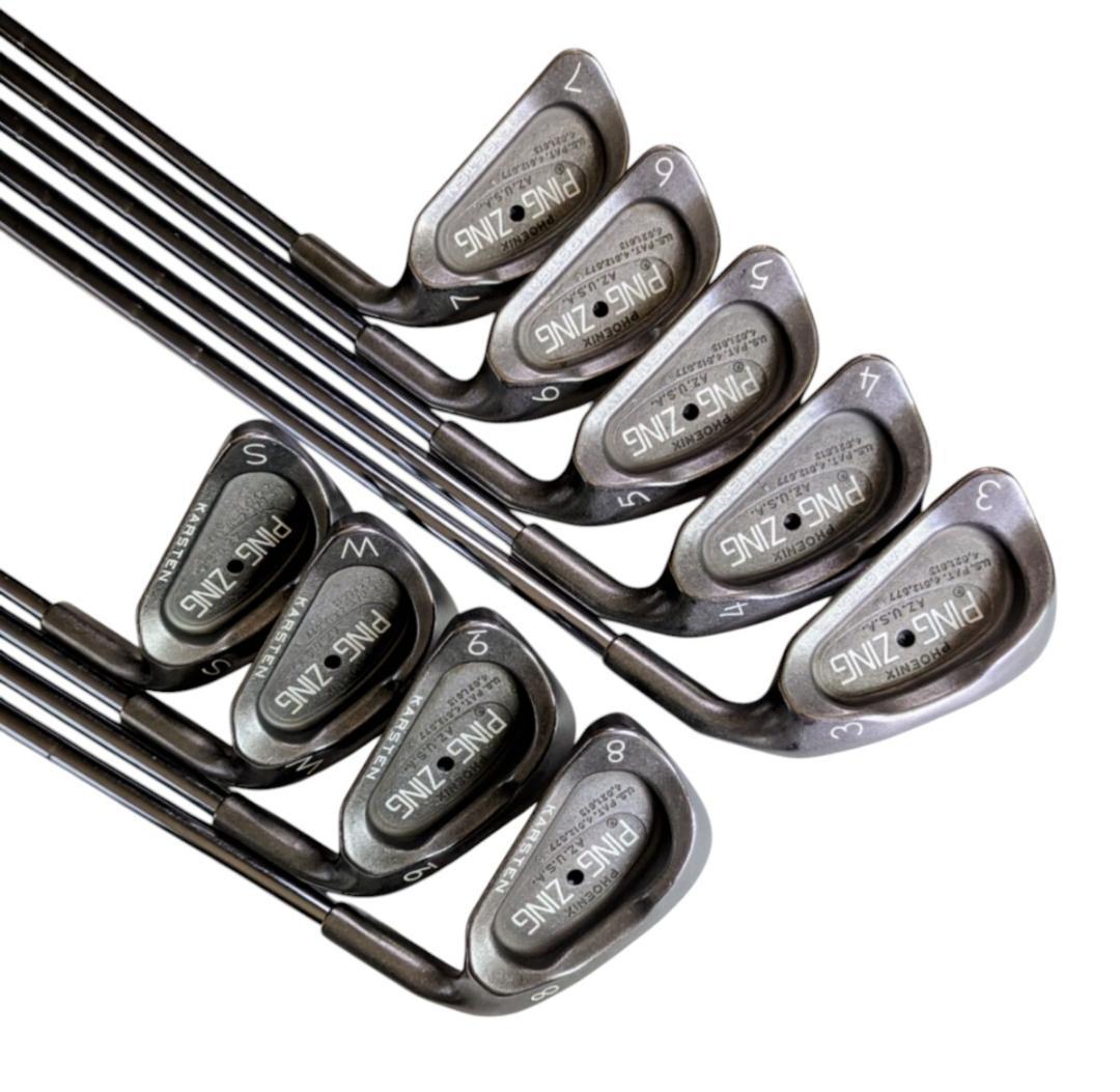 ピン PING●ZING 黒ドット 3番～9番 W.S アイアン9本セット