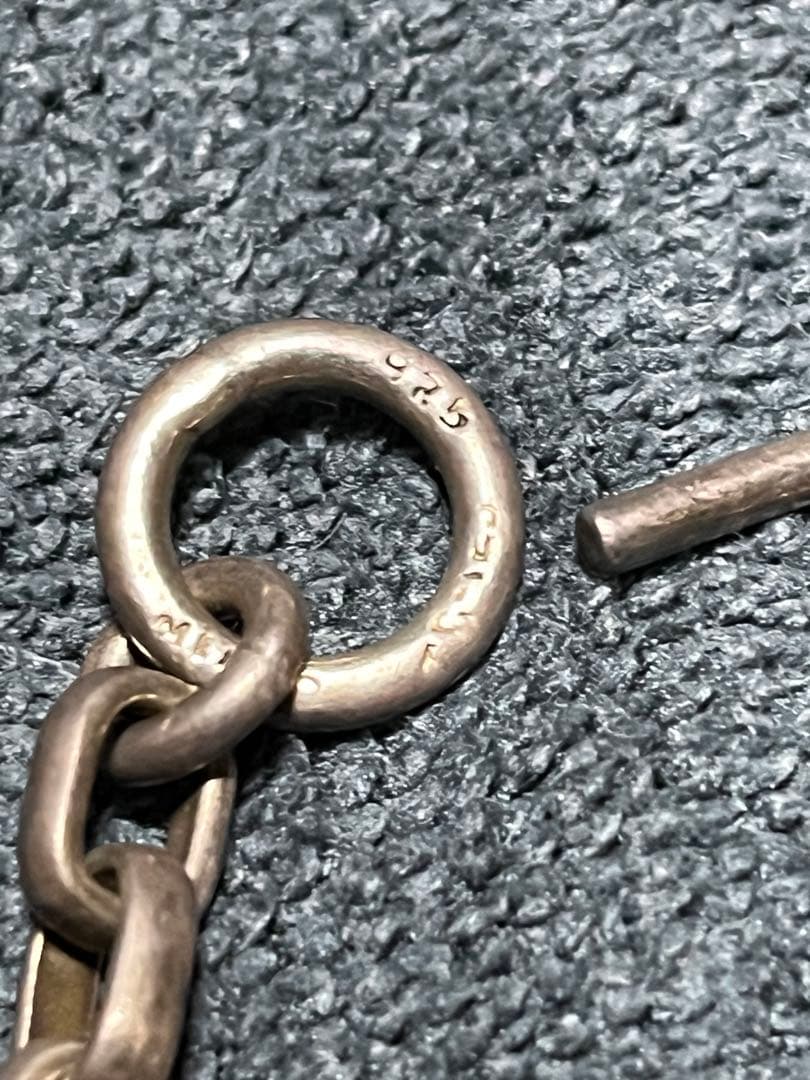 シルバー925 メキシコ製　極太ネックレス