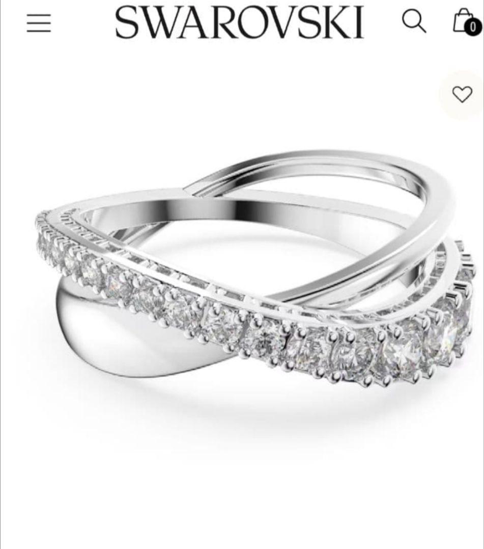 SWAROVSKI Hyperbola リング 52 試着のみ 箱、保証書有り